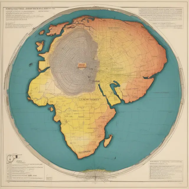 Image of a petroleum reservoir with a detailed map illustrating the locations of oil reserves and their current production levels.