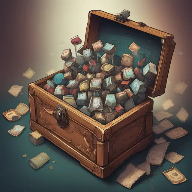 Enigma box illustrating omnibus accounts: A financial tool pooling investor identities with swift transactions and privacy.