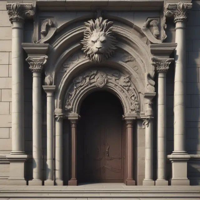 Lion and dragon securing a vault, representing strong authentication and account monitoring in banking.