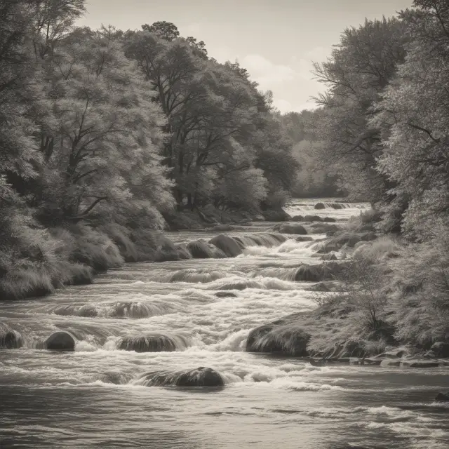 An on-the-run Treasury yield curve represented as a river, with interest rates as its currents, reflecting economic conditions and shaping investment decisions.