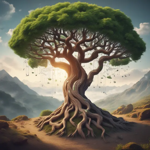 Consensus tree representing decentralized on-chain governance for financial systems