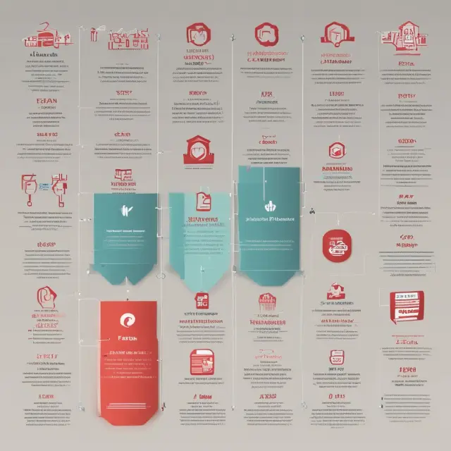Image depicting a timeline illustrating significant moments in the history of bank holding companies.