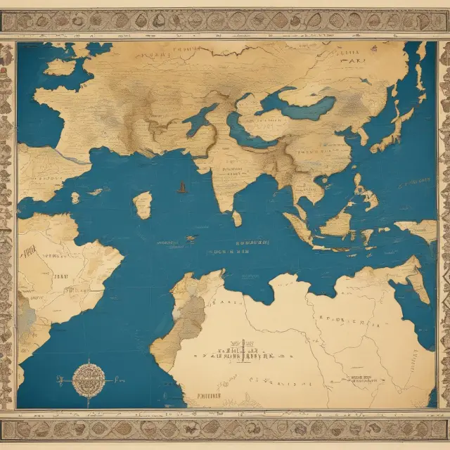 Map showcasing the Silk Road Economic Belt (land-based) and the 21st Century Maritime Silk Road (sea-based), connecting various countries involved in One Belt One Road initiative.