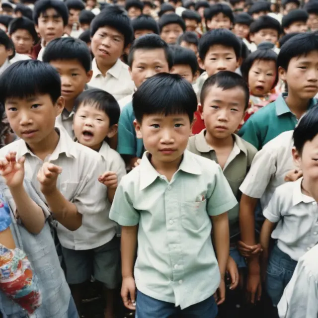 An image of a powerful wave symbolizing the demographic changes resulting from China