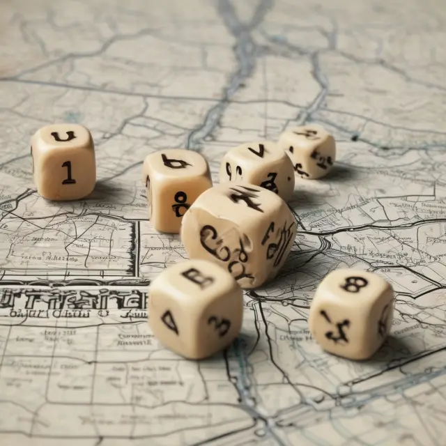 Dice labeled