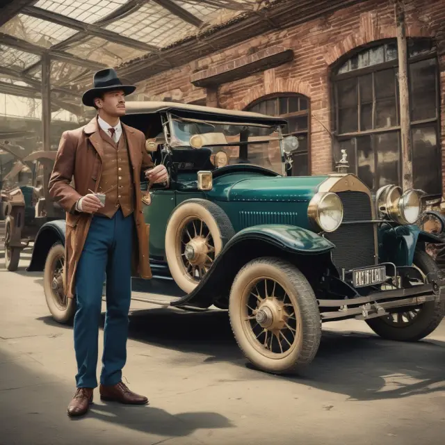 Time traveler observes transformation of financial services from early auto companies to modern tech-driven one-stop shops