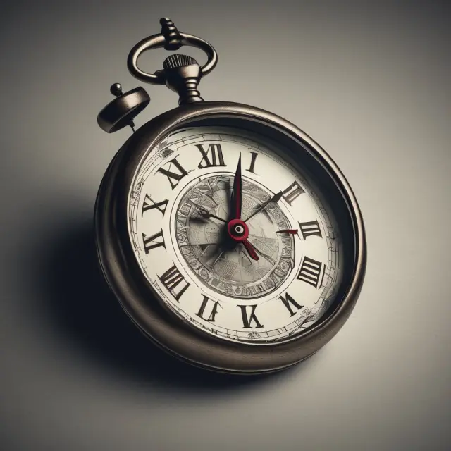 A person holding a time bomb with a one-touch option symbol on it, illustrating the risk associated with waiting for the market price to reach the target before expiration