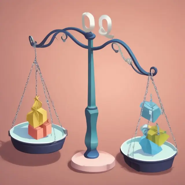 A pair of scales balancing online and offline sales, illustrating the growth of successful O2O commerce strategies
