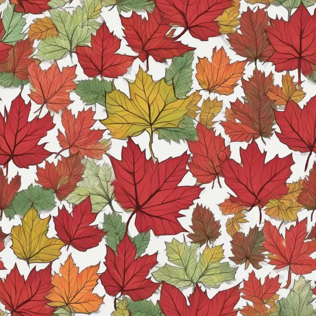 A maple leaf unfurling with various asset classes blossoming around it, symbolizing Canada