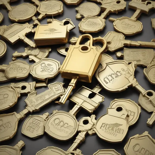 A golden key unlocks a chest filled with financial growth for REITs, while opcos provide solid foundations