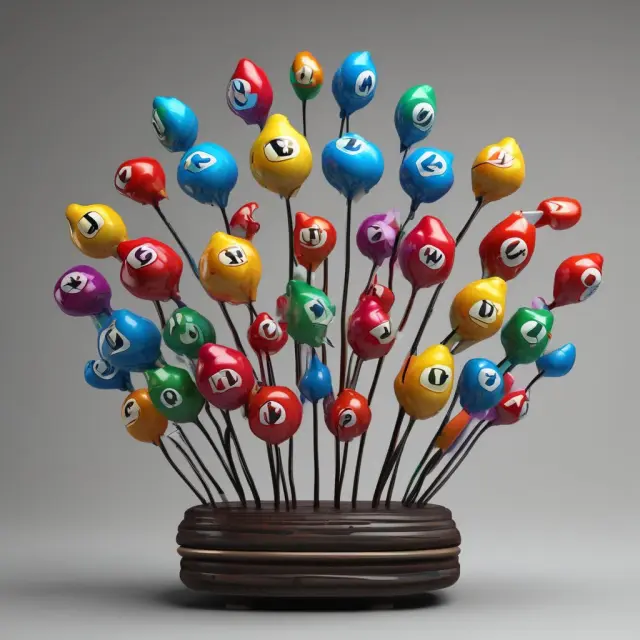 A metaphorical representation of thirteen petroleum droplets blending together, symbolizing the diverse OPEC Basket components.