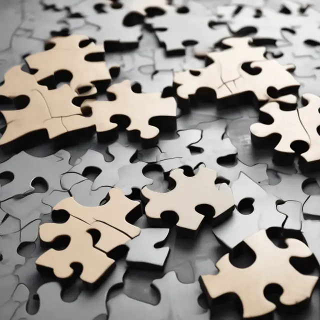 Open-end lease puzzle pieces depict a collection of question marks, revealing answers as they come together to form the shape of a dollar sign