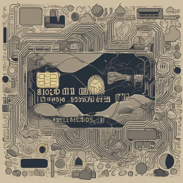 An image of a credit card flying through a dynamic, interconnected web, symbolizing open loop payment acceptance and versatility