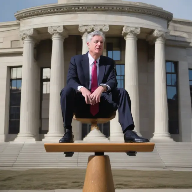 The Federal Reserve Chair on a seesaw influences institutional investments by signaling interest rate changes