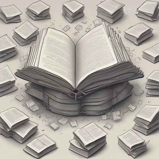 An image of open books representing financial knowledge surrounding an open source codebase
