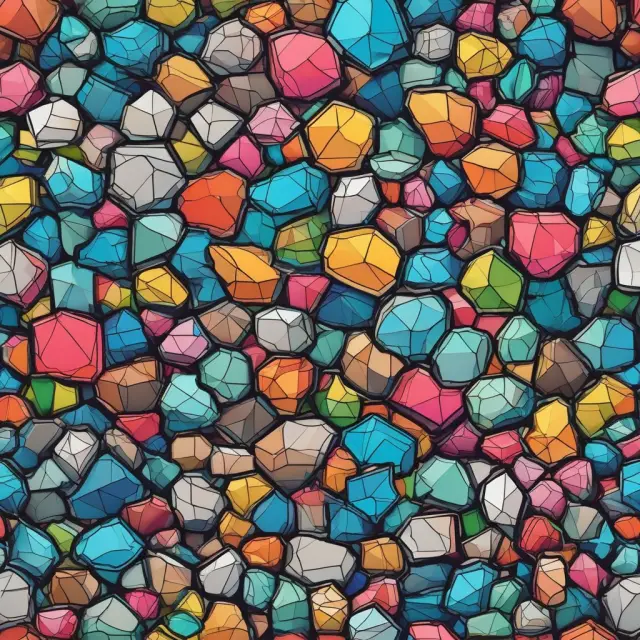 An intricate mosaic showcasing various open-end funds; one section reveals ETFs as a unique offering with increased trading flexibility