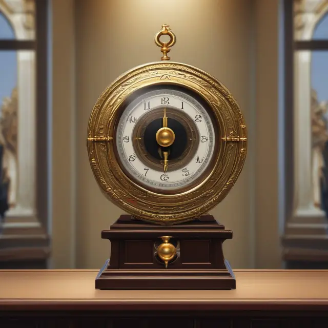 A gong striking midnight on a digital clock, representing the opening of trading sessions