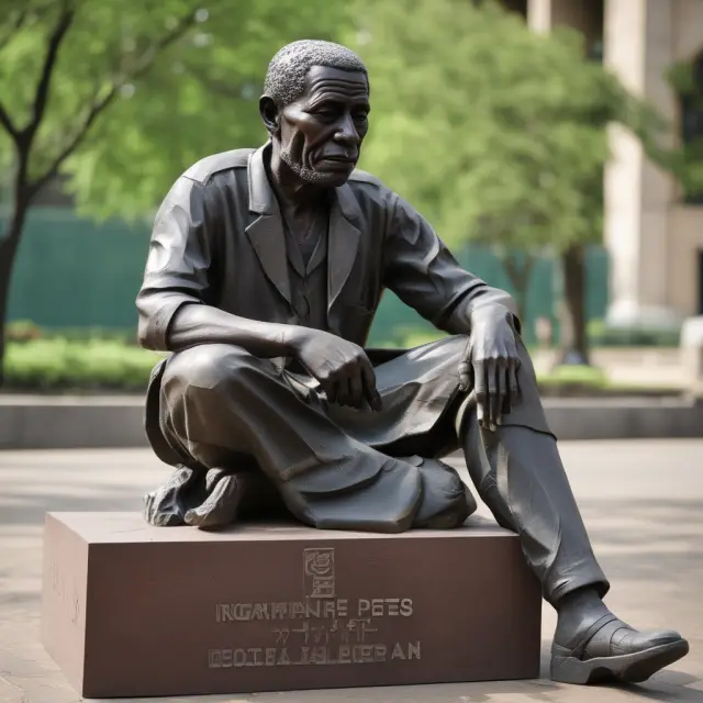 A central bank sculptor meticulously shapes the economy using the tools of open market operations