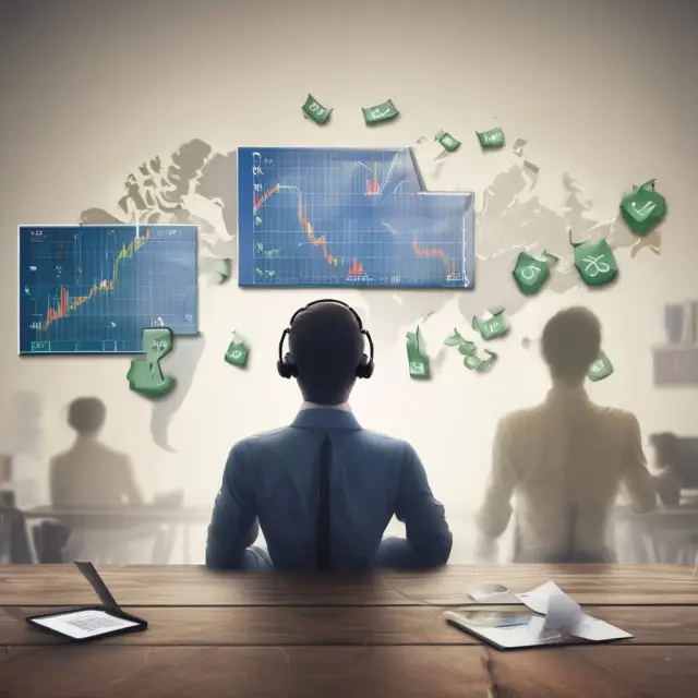 An insider submitting Form 4 while a ripple spreads across the stock market chart