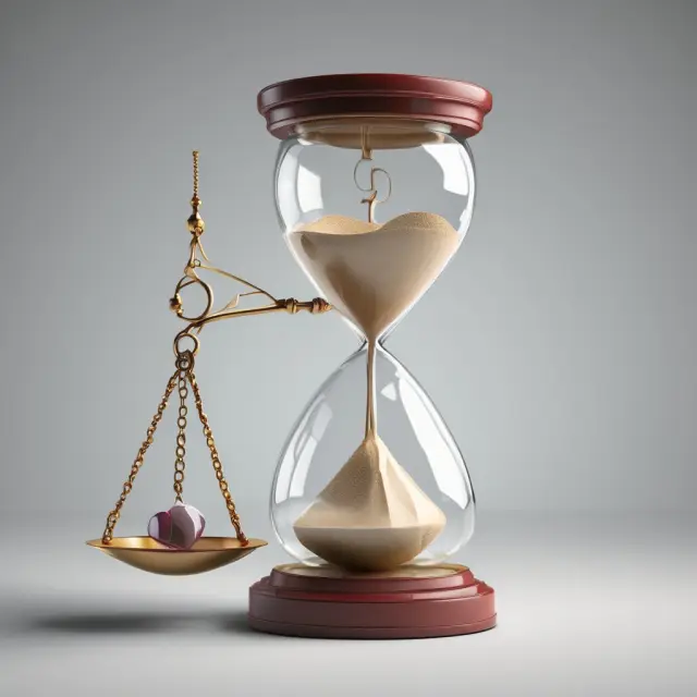 Image of an hourglass representing Open Offers with shorter timeframes, balanced against a clock symbolizing Rights Issues