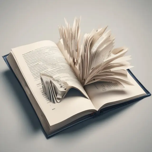 An open book represents investment strategies, limit orders as its pages unfolding financial growth and market opportunities