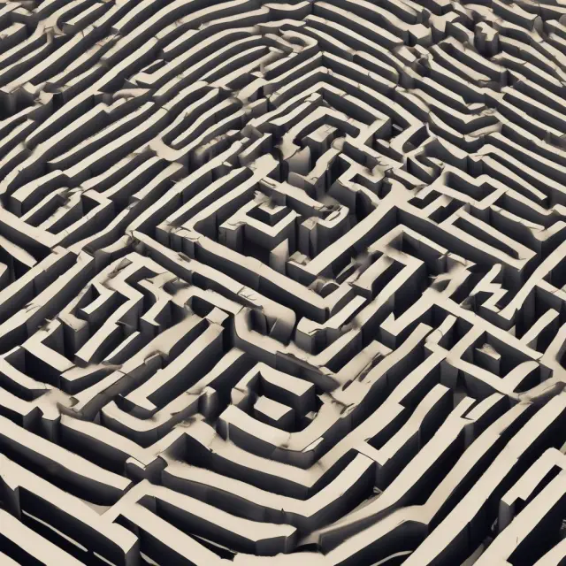 A maze-like labyrinth symbolizes the complexity of operating costs. By juxtaposing it with revenue and profit, we uncover a more comprehensive understanding of a company