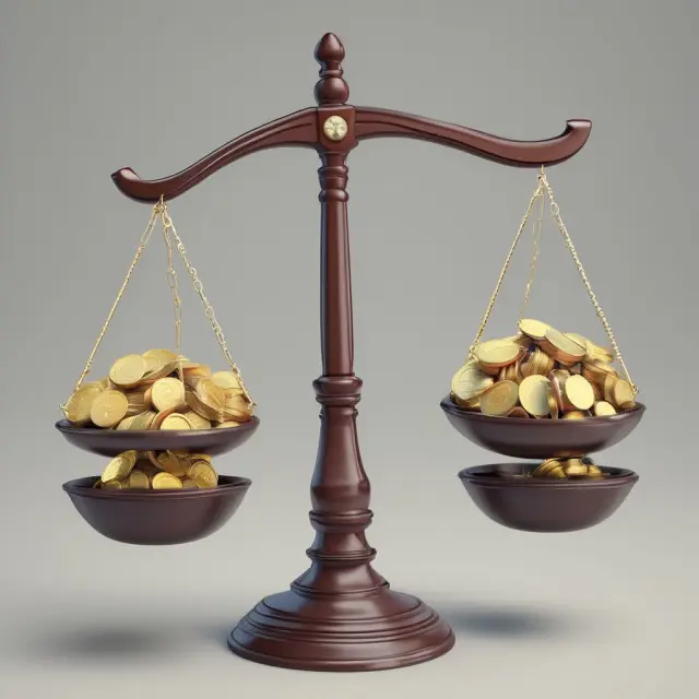 Image: A scale tipping towards high expenses with revenues on the lower side, symbolizing an operating loss.