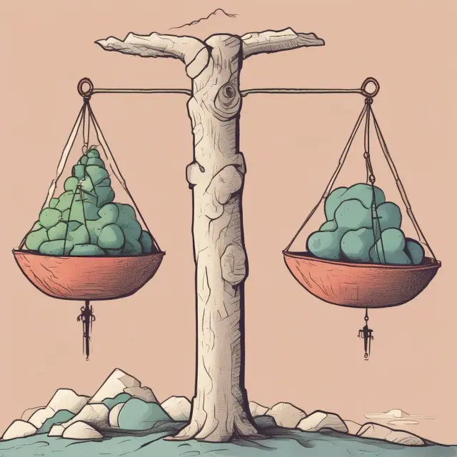 Image of a balance scale with cost reduction strategies on one side and revenue growth initiatives on the other, symbolizing the choices companies make when addressing operating losses.