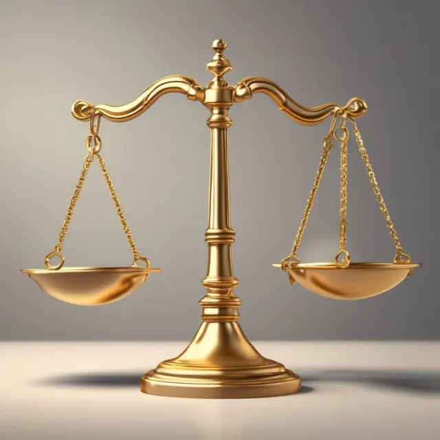Golden scale weighing operating revenue against non-operating income for evaluating a company