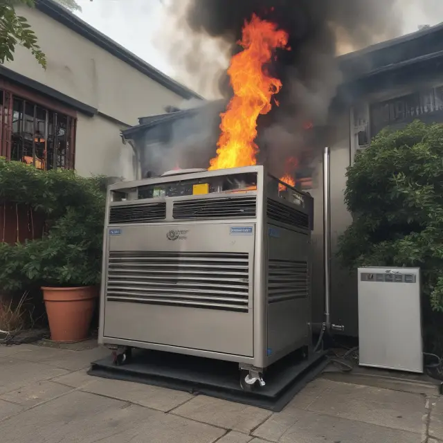 Generator on lease to Delish Diner, ensuring business continuity through power outages