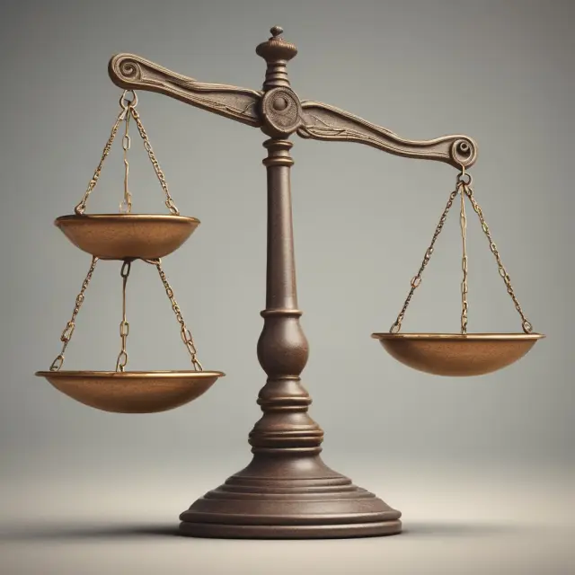 Ancient scales tipping between revenue and fixed costs, emphasizing the impact of operating leverage on profitability