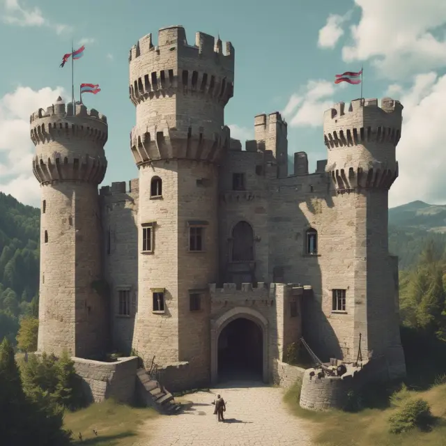 Knights protecting a castle symbolizing an effective ORM program safeguarding a company