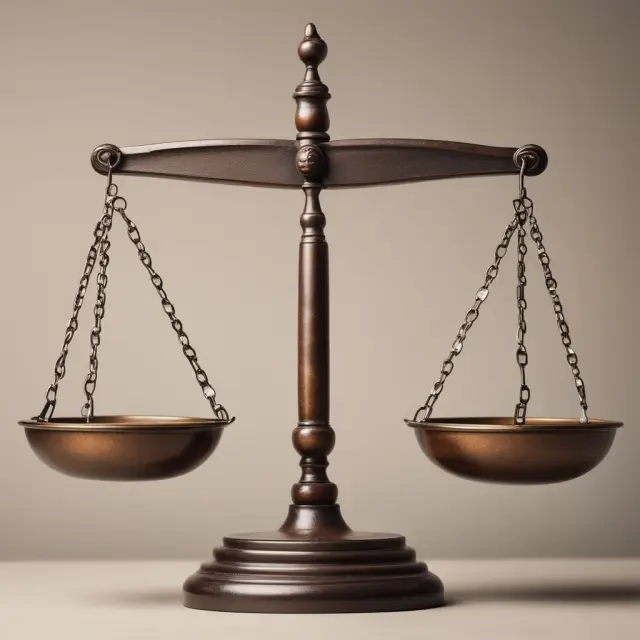 A balanced scale representing efficient investment markets with regulations on the other side, symbolizing increased transparency and reduced costs