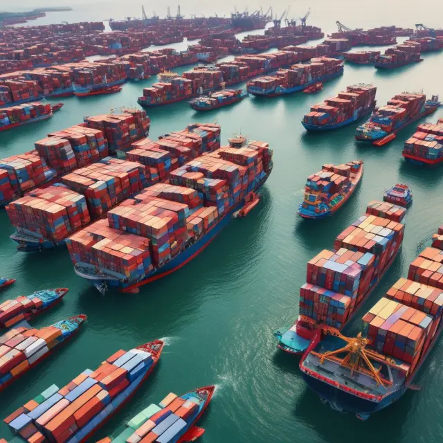 Operations management teams navigating turbulent waters, streamlining processes in finance and investment sectors to maximize profitability