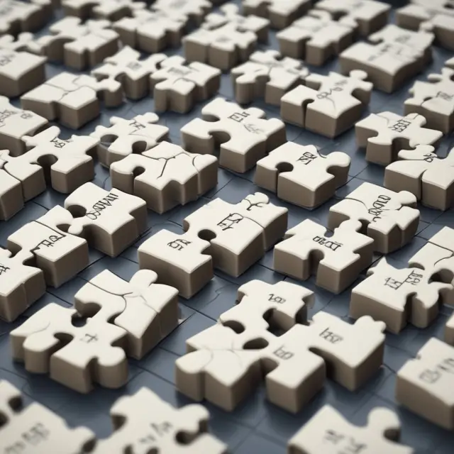An operations manager solving interconnected business process puzzles to maximize efficiency