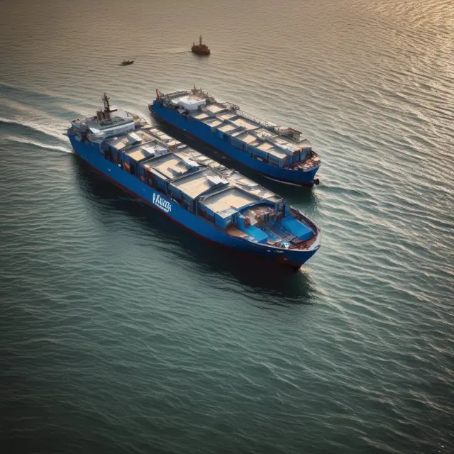 An image of KPMG orchestrating a fleet of ships at sea, generating artificial waves symbolizing the Offshore Portfolio Investment Strategy (OPIS) to create losses for tax shelter purposes