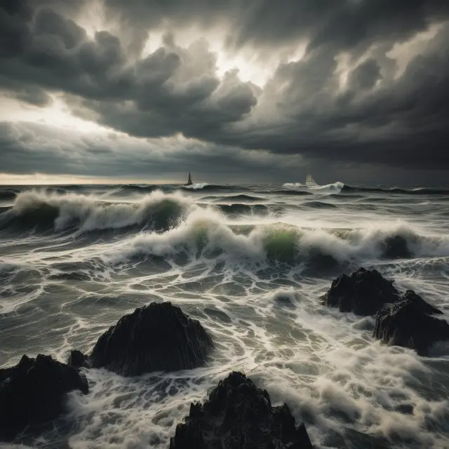 A storm revealing hidden offshore investments, leading to increased regulation and transparency