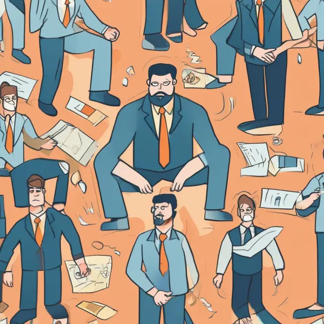 Founders allocating equity pieces to various employee roles according to their contributions and seniority