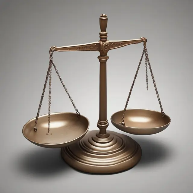 Image of a scale balancing strike price, expiration date, premium, and underlying security elements in an options contract