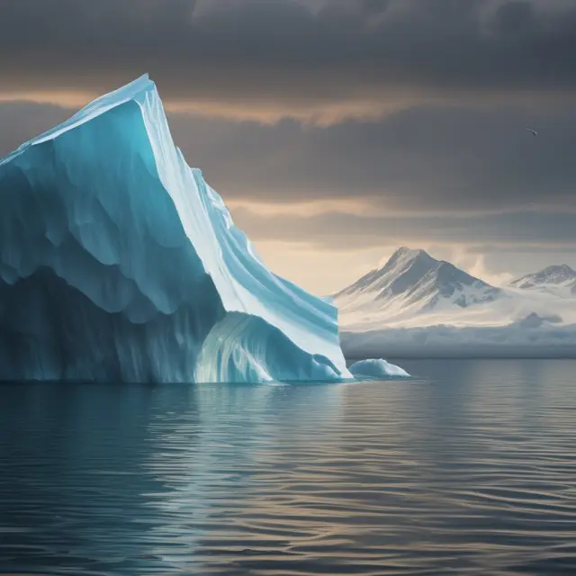 Option ARM represented by an iceberg with visible tip and hidden risks beneath