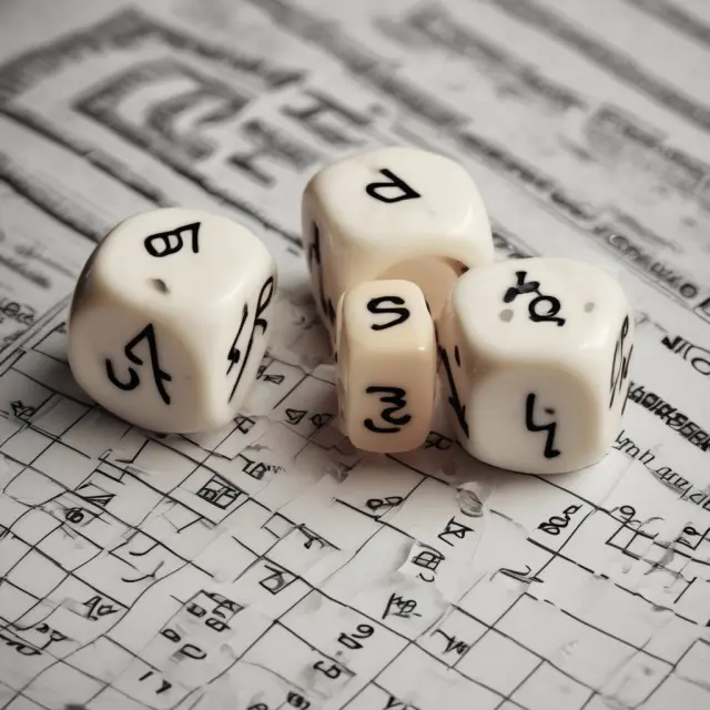 Three dice displaying symbols for minimum payment, interest-only payment, and amortized payment options on a mortgage table