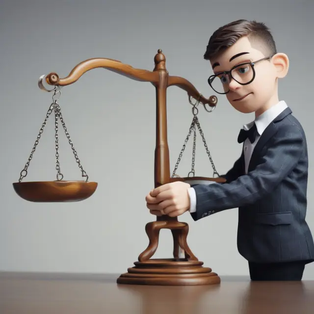 An options trader delicately balances a scale with bonds and option contracts, illustrating the comprehensive evaluation of total bond returns provided by Option-Adjusted Spread.