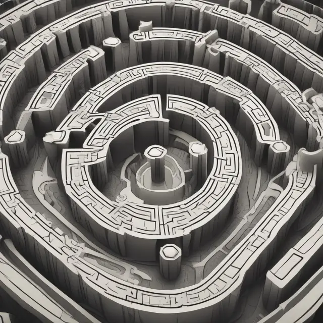 Labyrinthine options chain illustrating institutional investment strategies and risk management tools