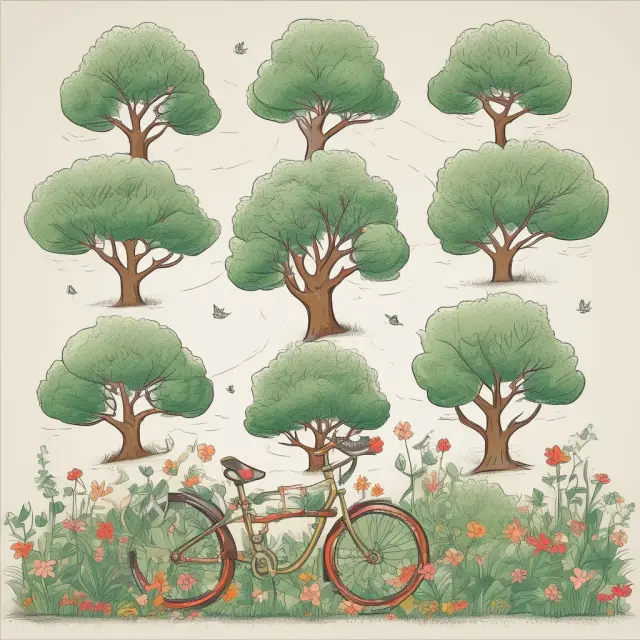An enchanting garden filled with blooming option cycles symbolizing various stages of portfolio management, risk mitigation, and strategic growth for investors.