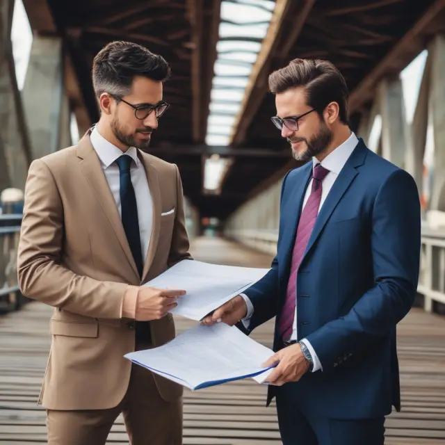 Broker distributing the most recent ODD to an investor, symbolizing connection to crucial options trading information