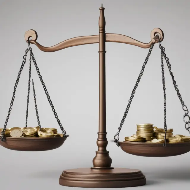 A balance scale shows a theoretical price (left) and real traded price (right), emphasizing their significance in option pricing.