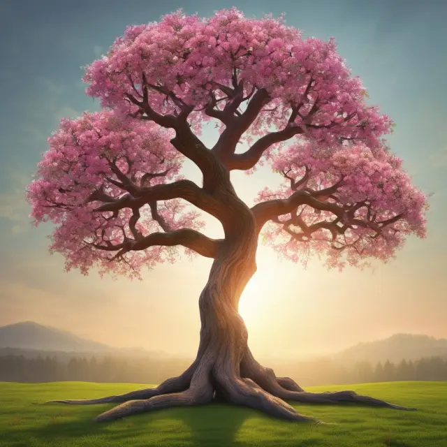A tree laden with branches, each bearing answers to common questions about the Options Industry Council.