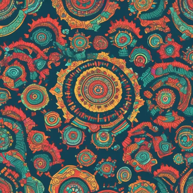 An intricate kaleidoscope with interconnected wheels, symbolizing the various option cycles (JAJO, FMAN, MJSD) and their role in organizing and streamlining access to diverse option series