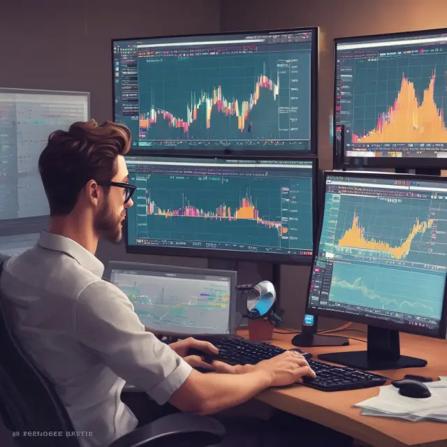 An option series tableau illustrating arbitrage, straddles, and spreads trading strategies on a financial market canvas