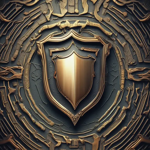 An options clearinghouse, symbolized as a shield, protecting traders from counterparty risk